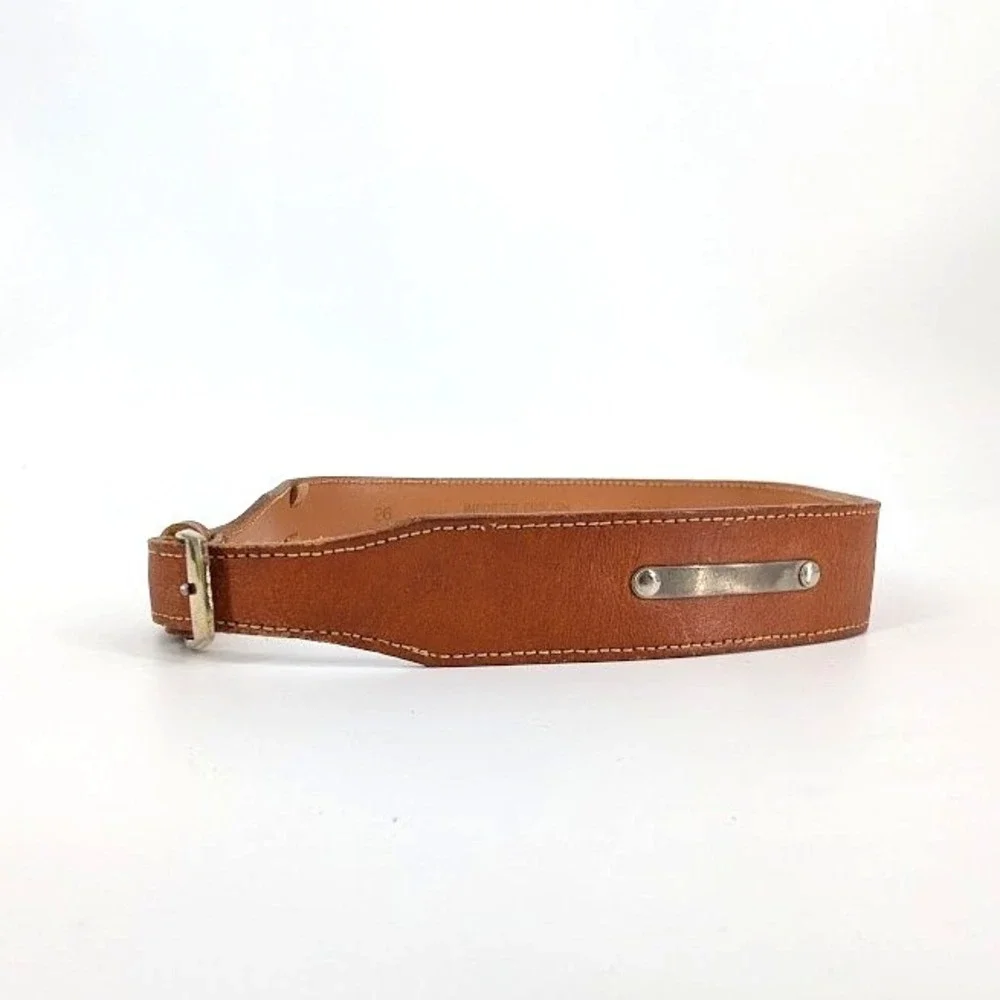 Vintage Neiman Marcus Imported English Saddle Leather Equestrian Belt Size 26